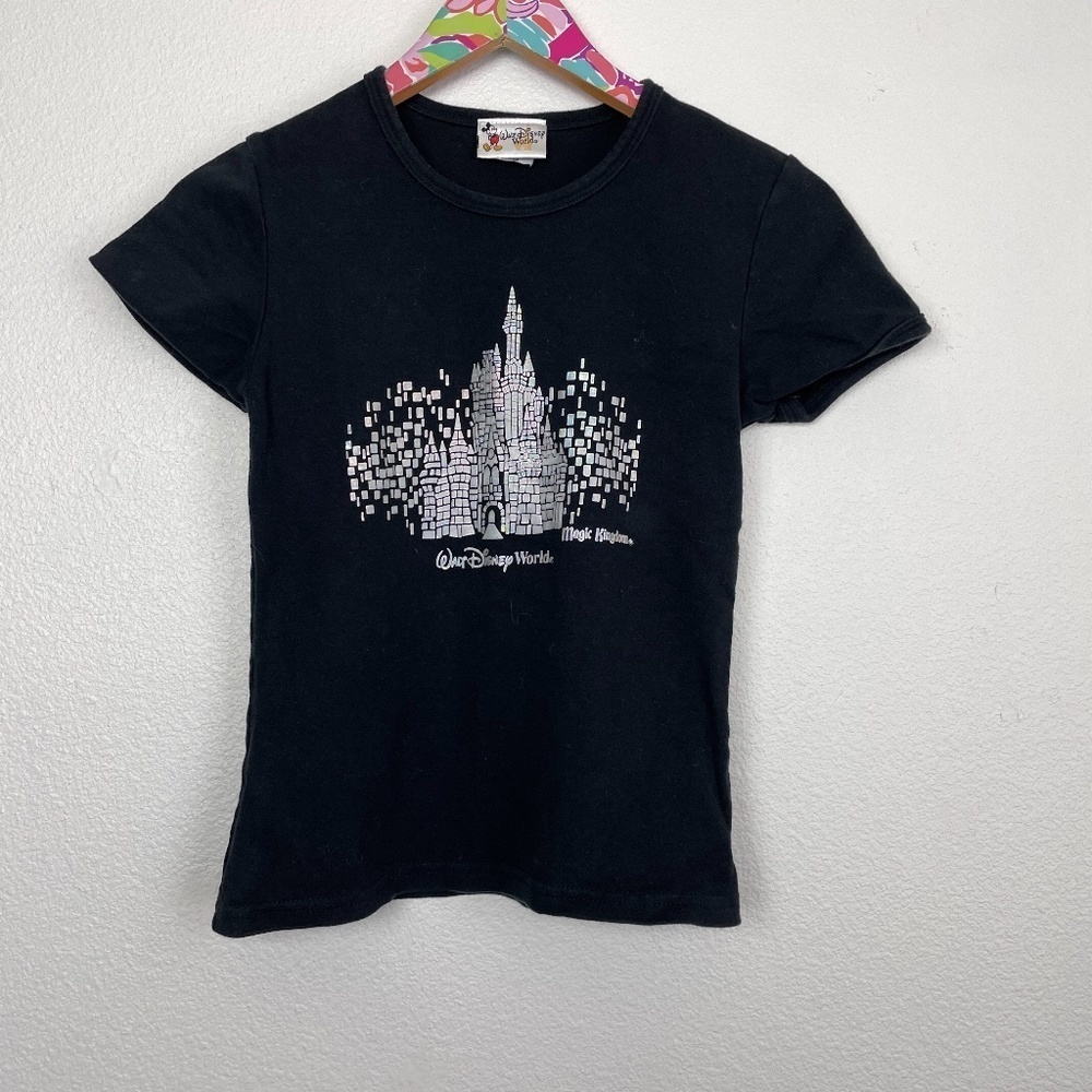 Vintage Walt Disney World black tee size M // 2037
